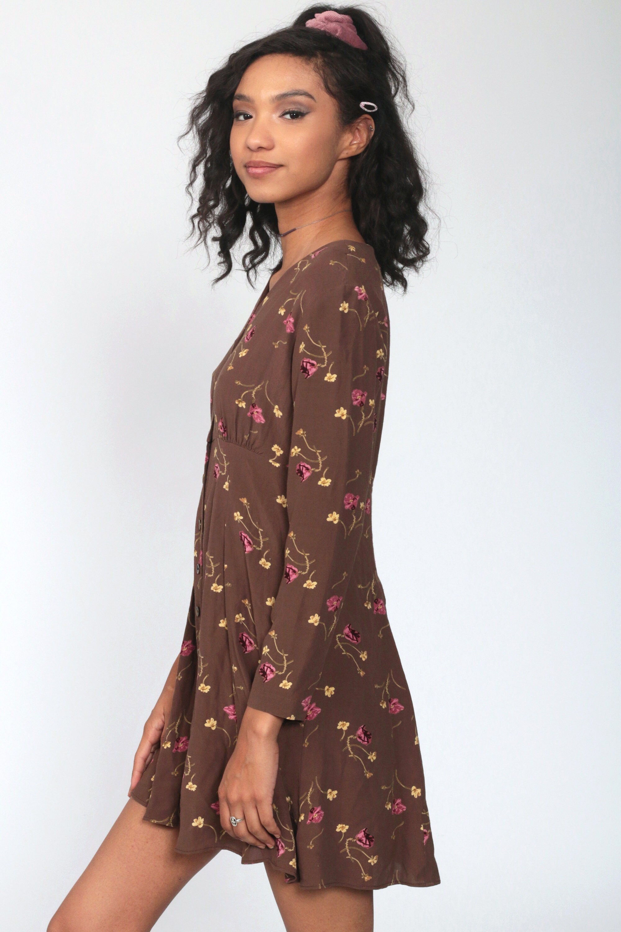 90's style floral dresses