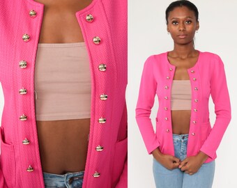 Hot Pink Jacket - Etsy