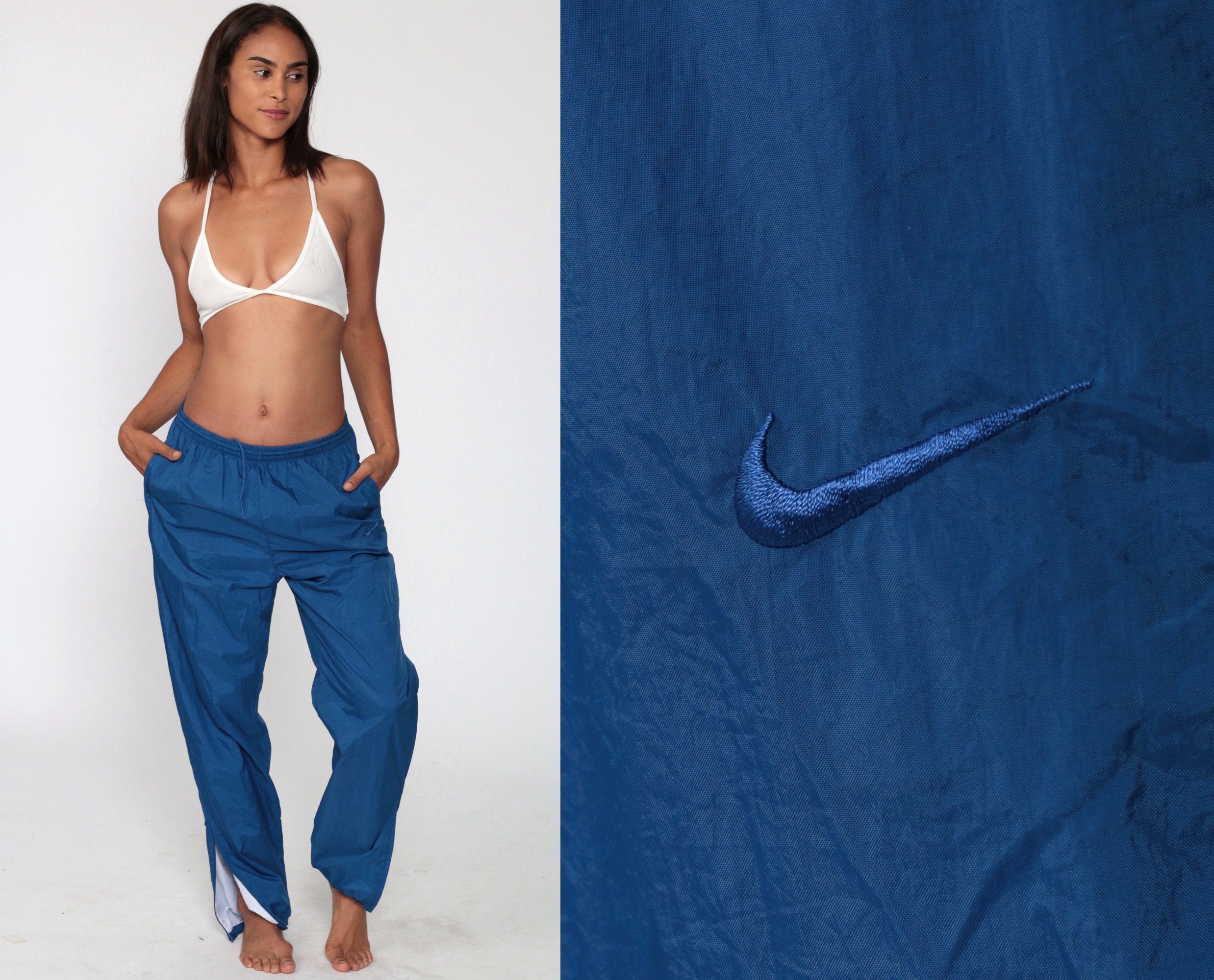 nike track pants with ankle zipper