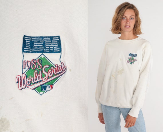 1988 World Series Sweatshirt 80s Baseball Shirt 8… - image 1