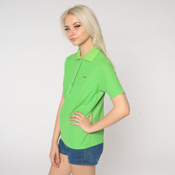 Lime Green Lacoste Polo 80s Brooks Brothers Collared … Gem