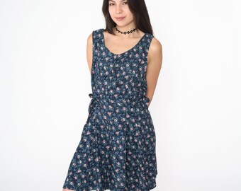 band of gypsies blue floral dress Band Of Gypsies Womens Maxi Dress Size Small Floral Sheer Blue