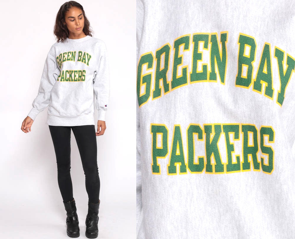 grey packers sweatshirt
