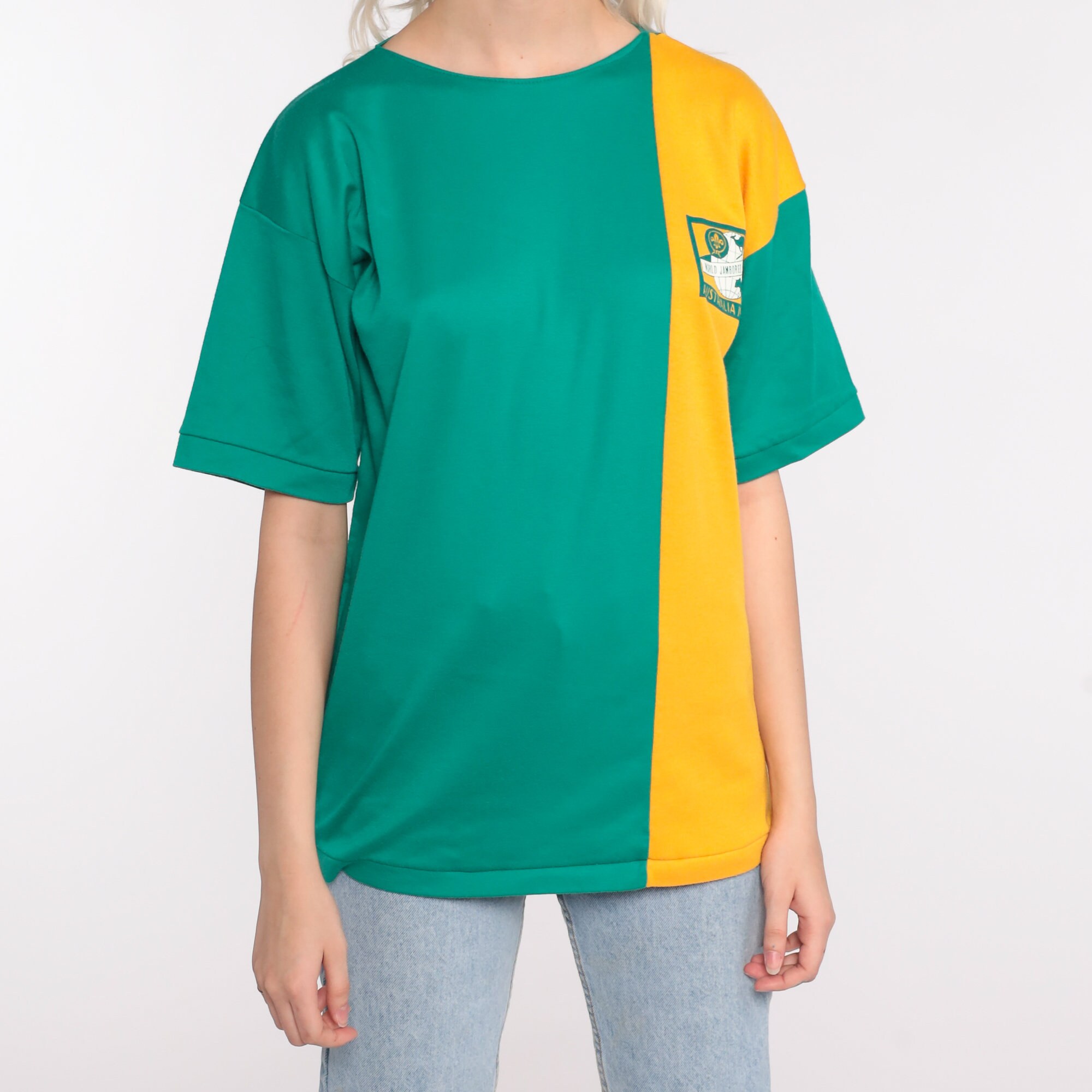 World Scout Jamboree Shirt 1987 Australia Tshirt Color Block Etsy UK