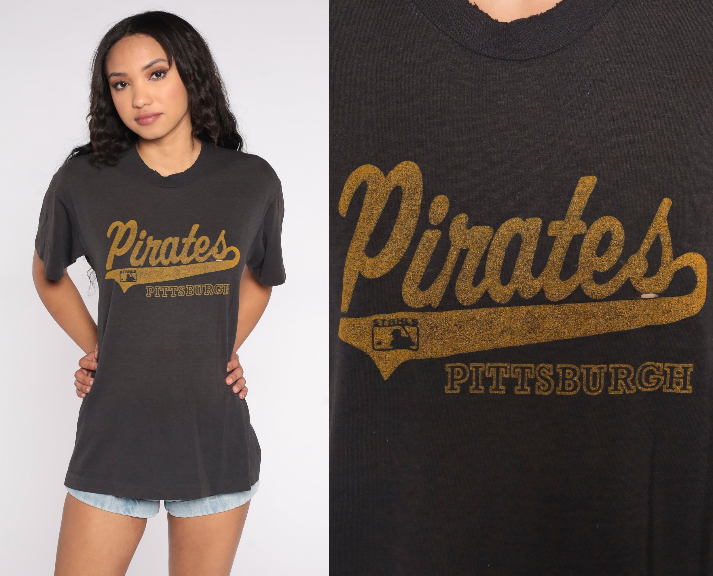 pittsburgh pirates t shirts vintage