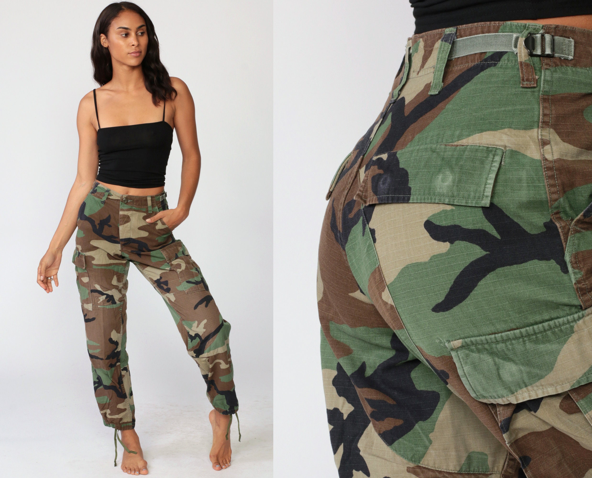 olive green camo pants