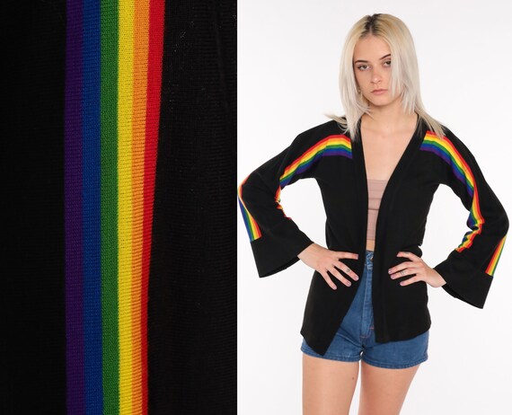 70s rainbow sweater