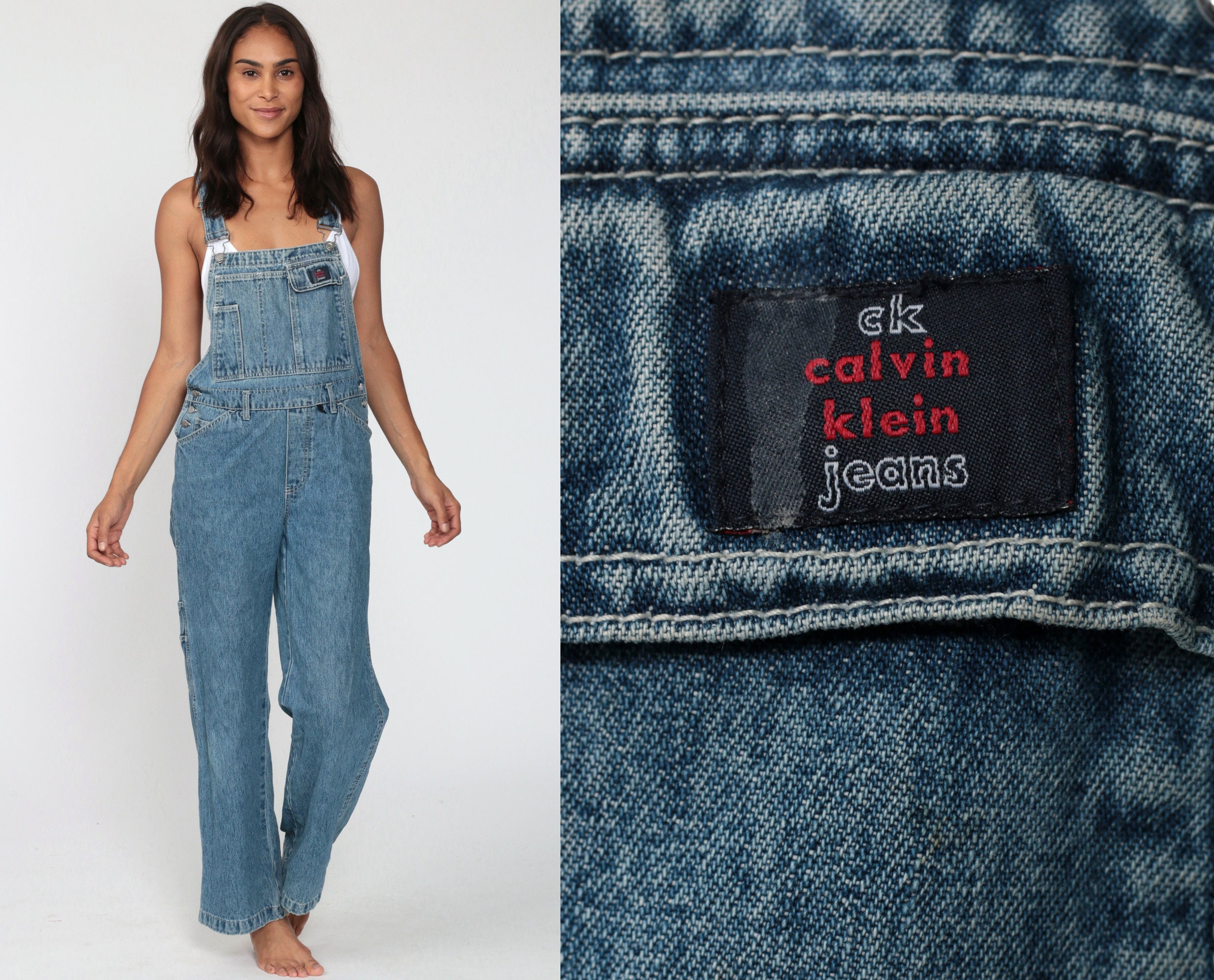 Calvin Klein Overalls 90s Bib Overalls 