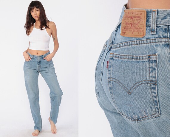 Levi Mom Jeans 31 High Waist Jeans 80s Levis Jeans Blue Jeans Etsy