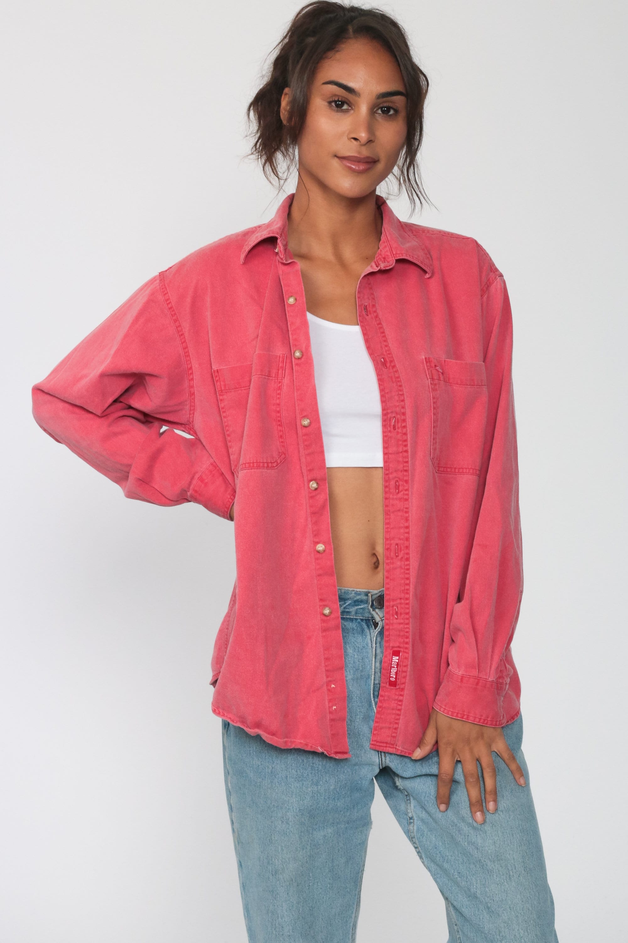 marlboro shirt button up