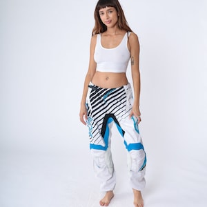 Fly Racing Pants Motocross Pants Vintage 90s Dirt Bike Moto Racing White Black Riding Motorcycle Pants 1990s Biker Pants Retro Large xl