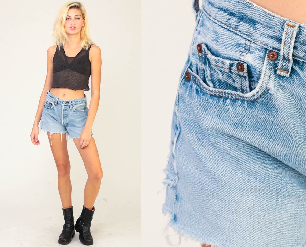 80's cut off jean shorts