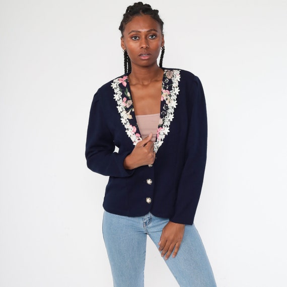 Navy blue blazer jacket hotsell