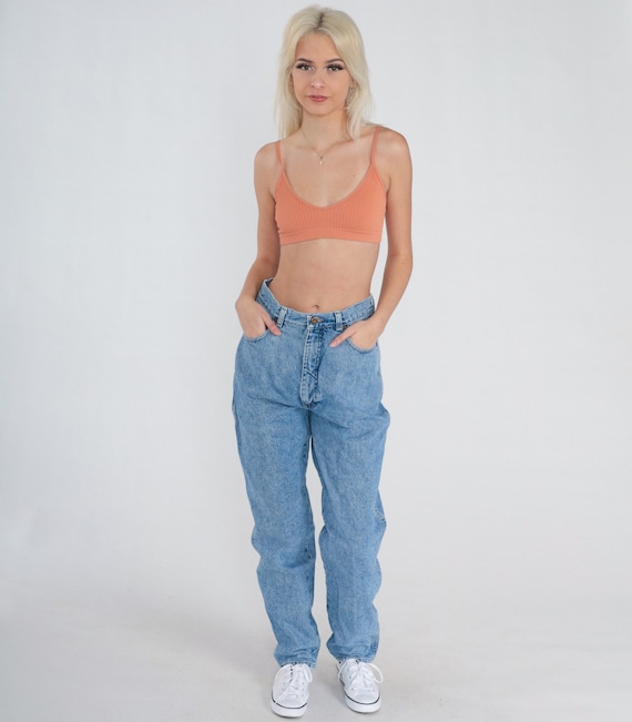 High Waisted Jeans 90s Mom Jeans Forenza Straight Leg Jeans