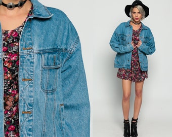 80s Jean Jacket - Etsy