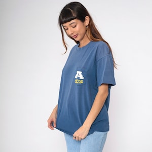 Vintage Alpha Phi Shirt 1991 Spring Fling Phi Gamma Delta University Of Arizona Sorority Fraternity T-shirt Graphic College Blue 90s Large image 3
