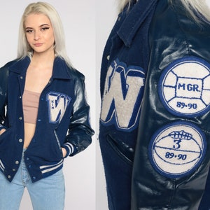 80s Letterman Jacket 1989 Jacket WOOL Varsity Jacket Kim - Etsy