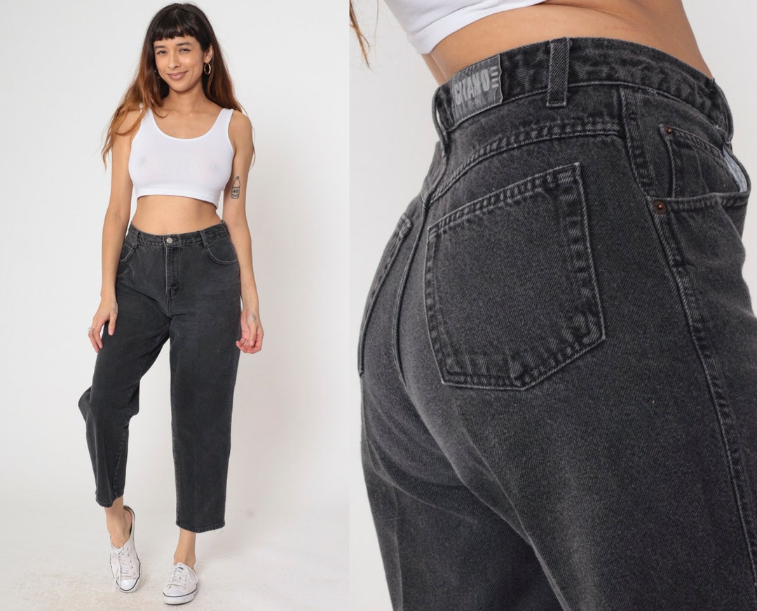 90’s Blue High Waisted Tapered Leg Jeans by Gitano