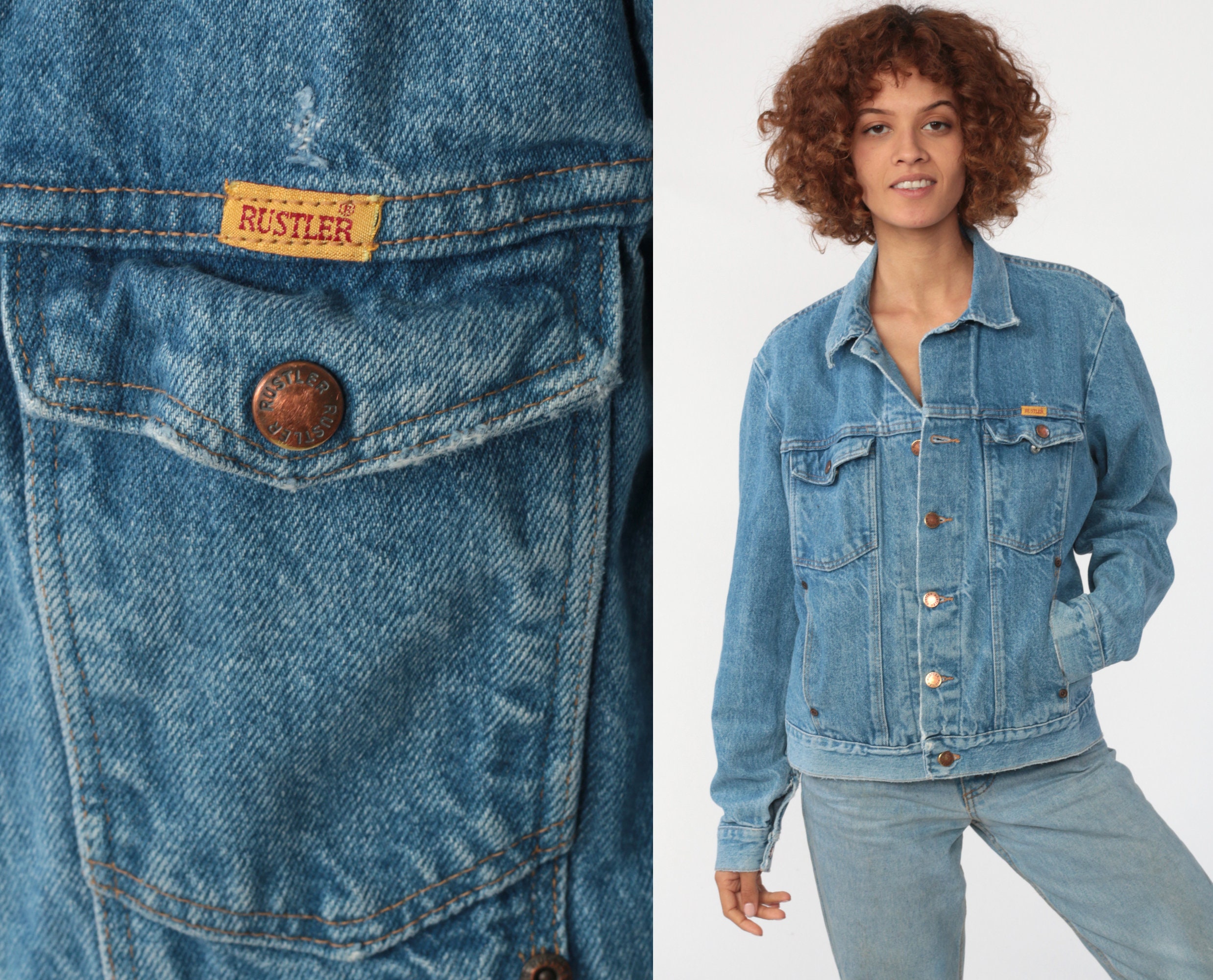 rustler jean jacket