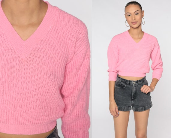 80s cropped sweater