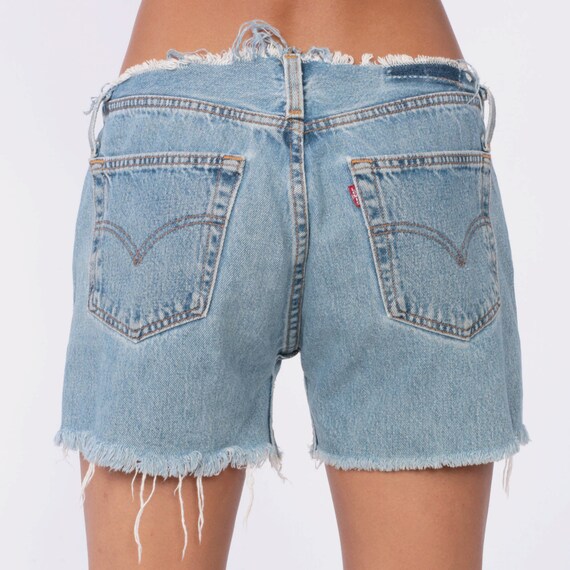 Levis Cutoff Shorts Distressed Cut Off Shorts 80s Denim | Etsy België