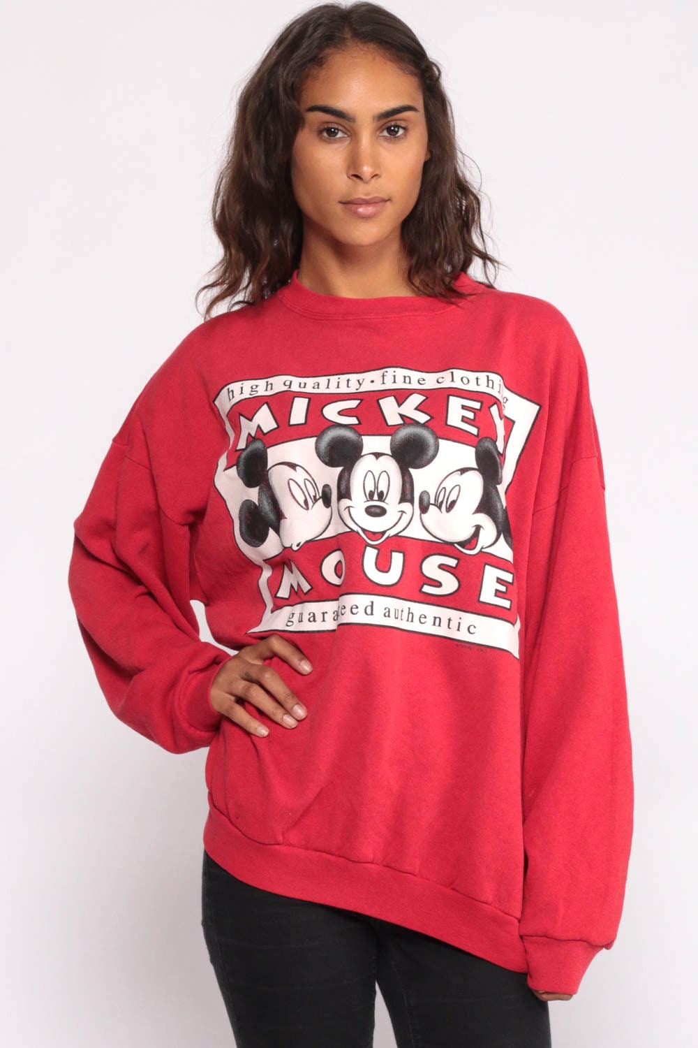 mickey mouse pullover sweatshirt