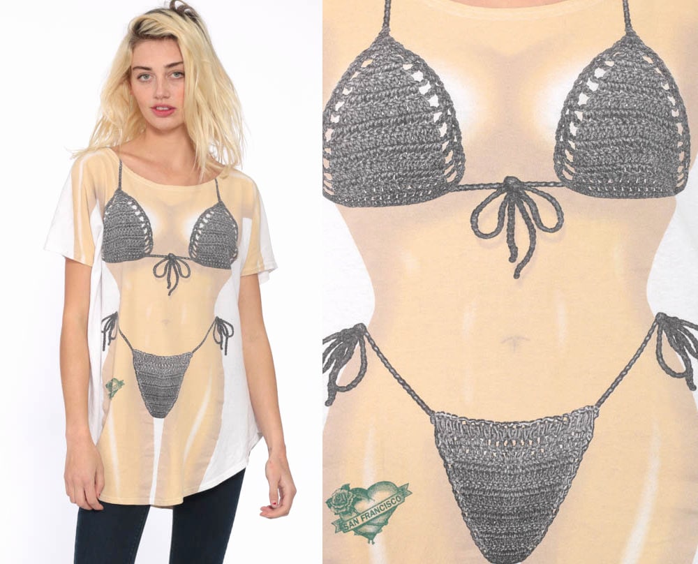 bikini tshirt dress