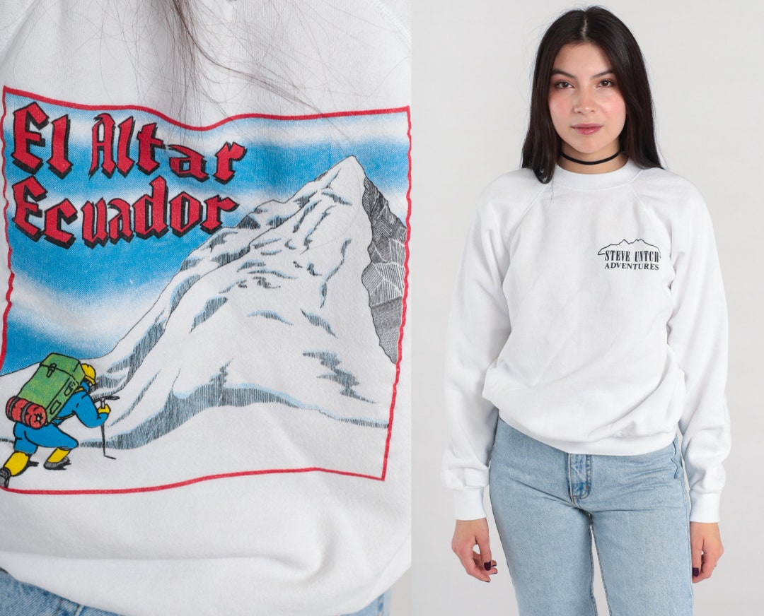 Mountain Climbing Sweatshirt 90s El Altar Ecuador Shirt Steve Untch