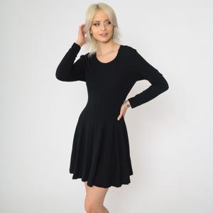 plain black skater dress Womens Skater Dress Sleeveless Basic A Line Dress Round Neck Tank Dress Flowy Mini Dress Tennis Dress,Black