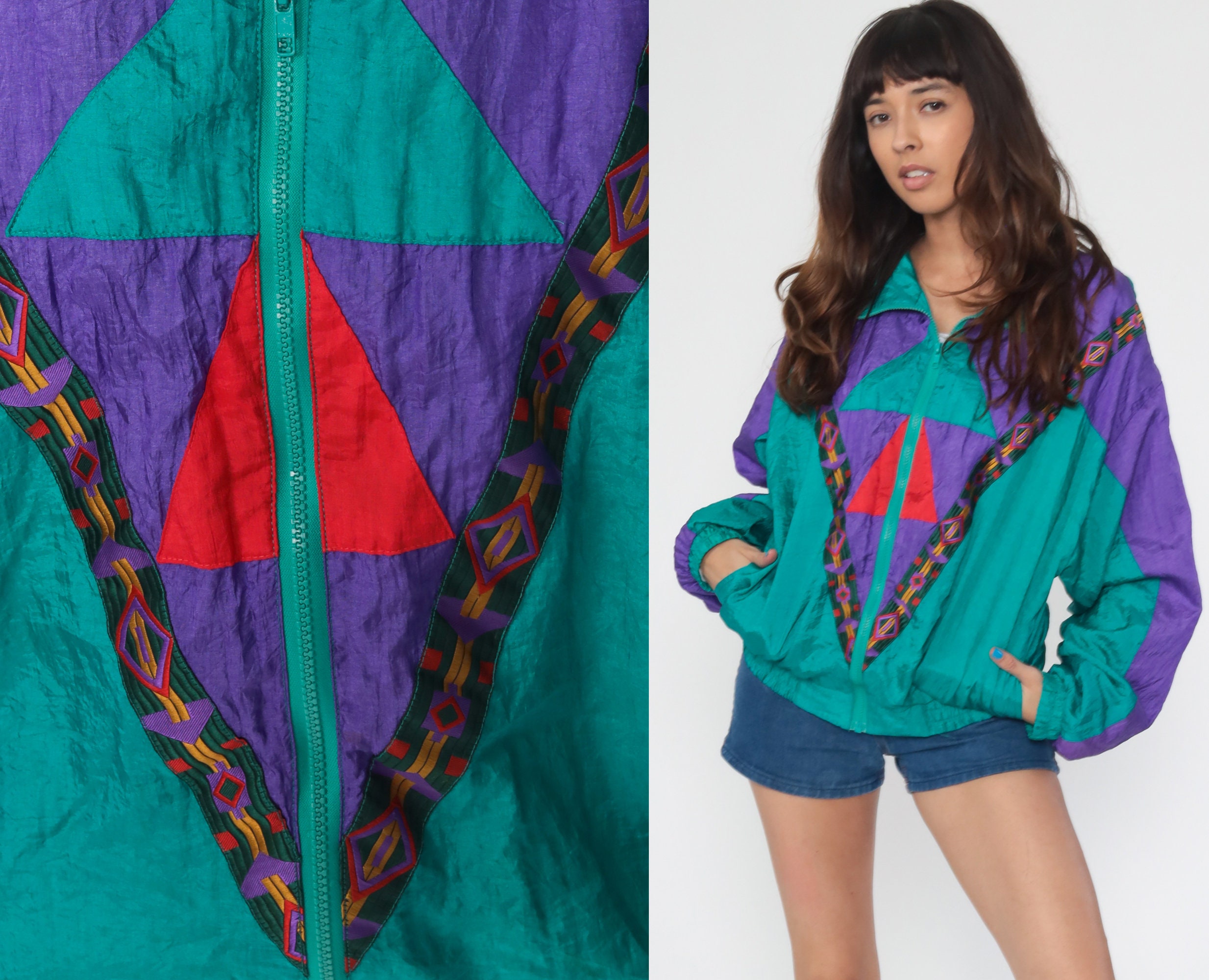 color block 90s outfits