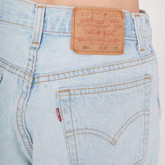 Levis 501 Shorts 90s Denim Cut Offs Levi Strauss … - image 6