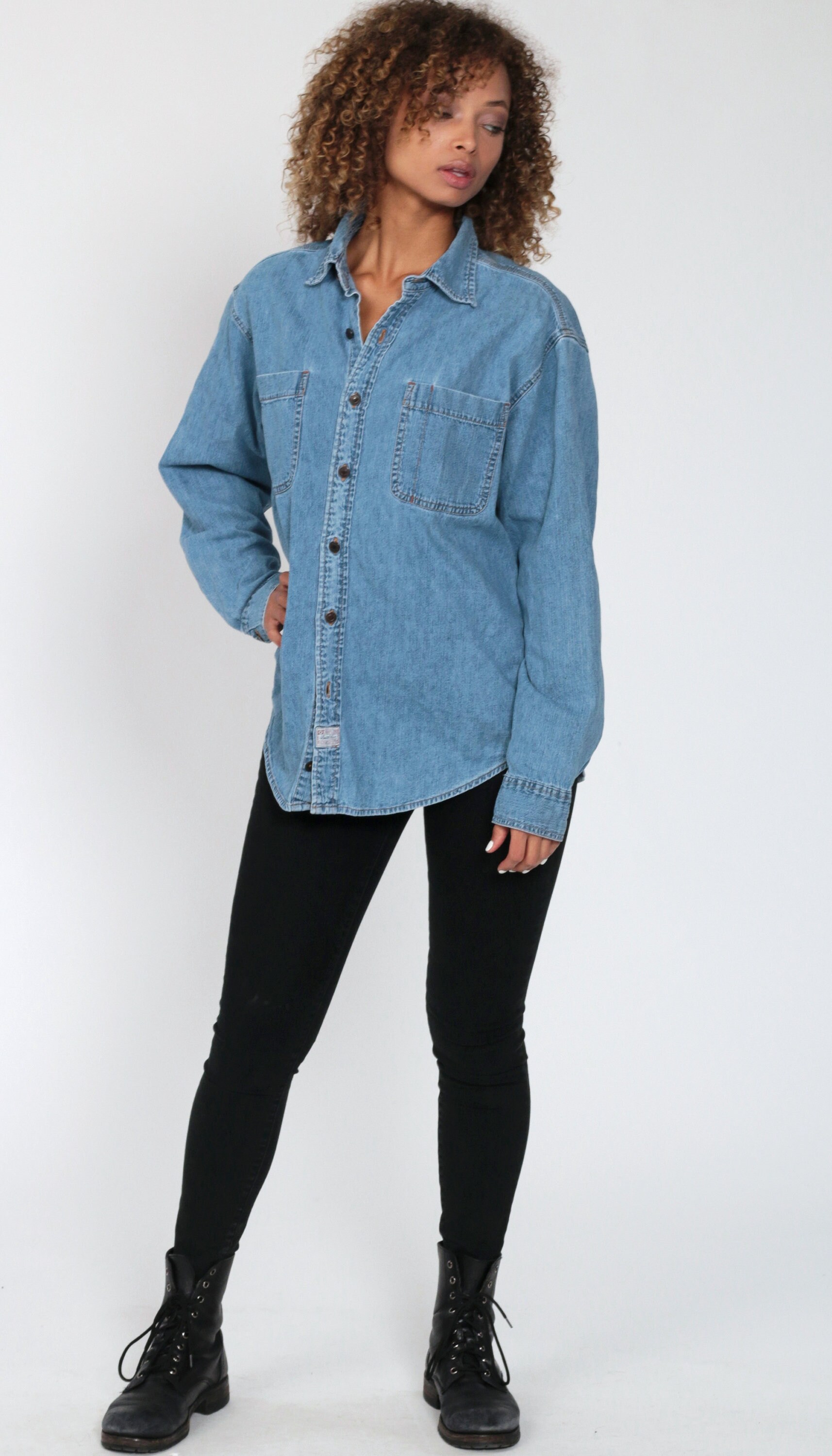 Levis denim shirt new Clearance