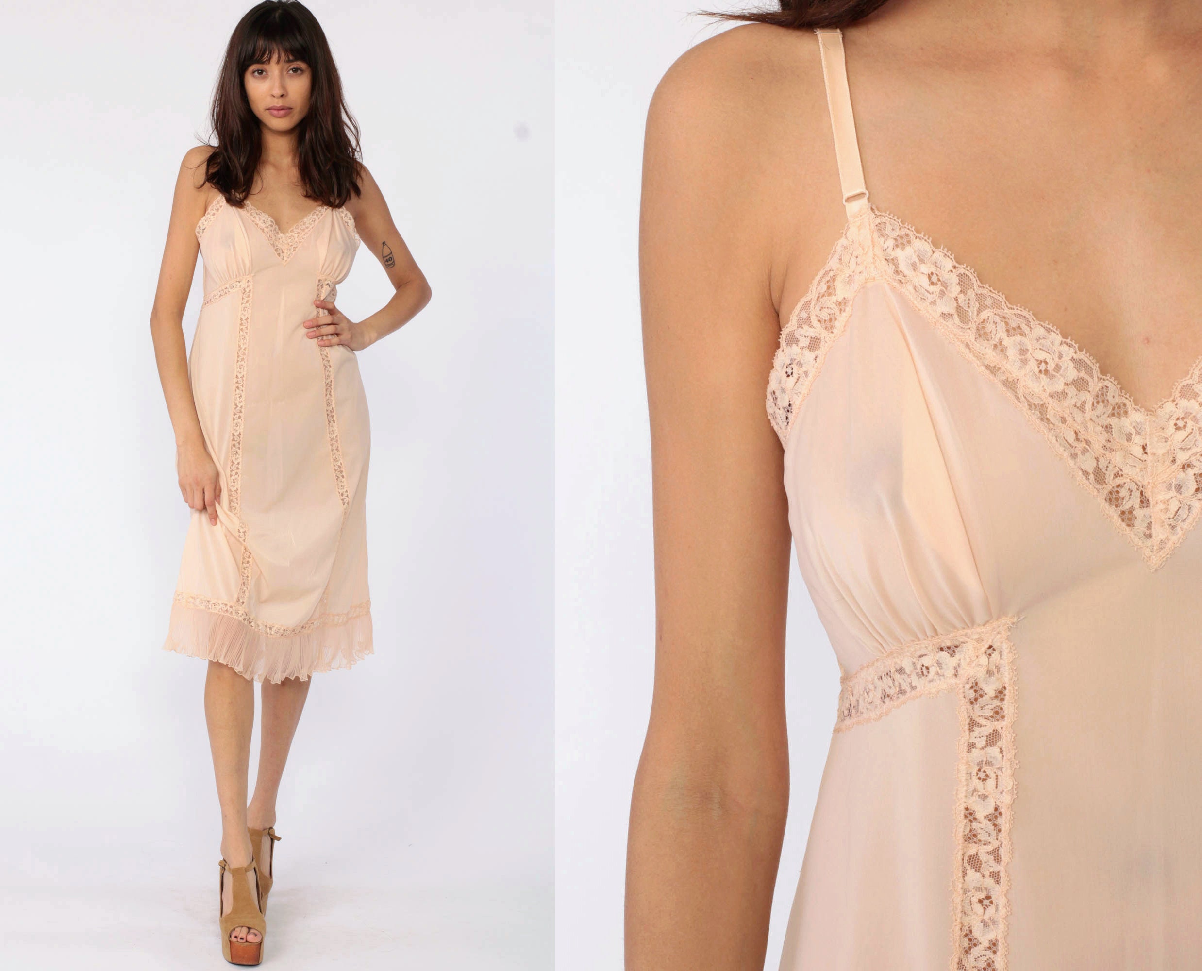 peach lingerie
