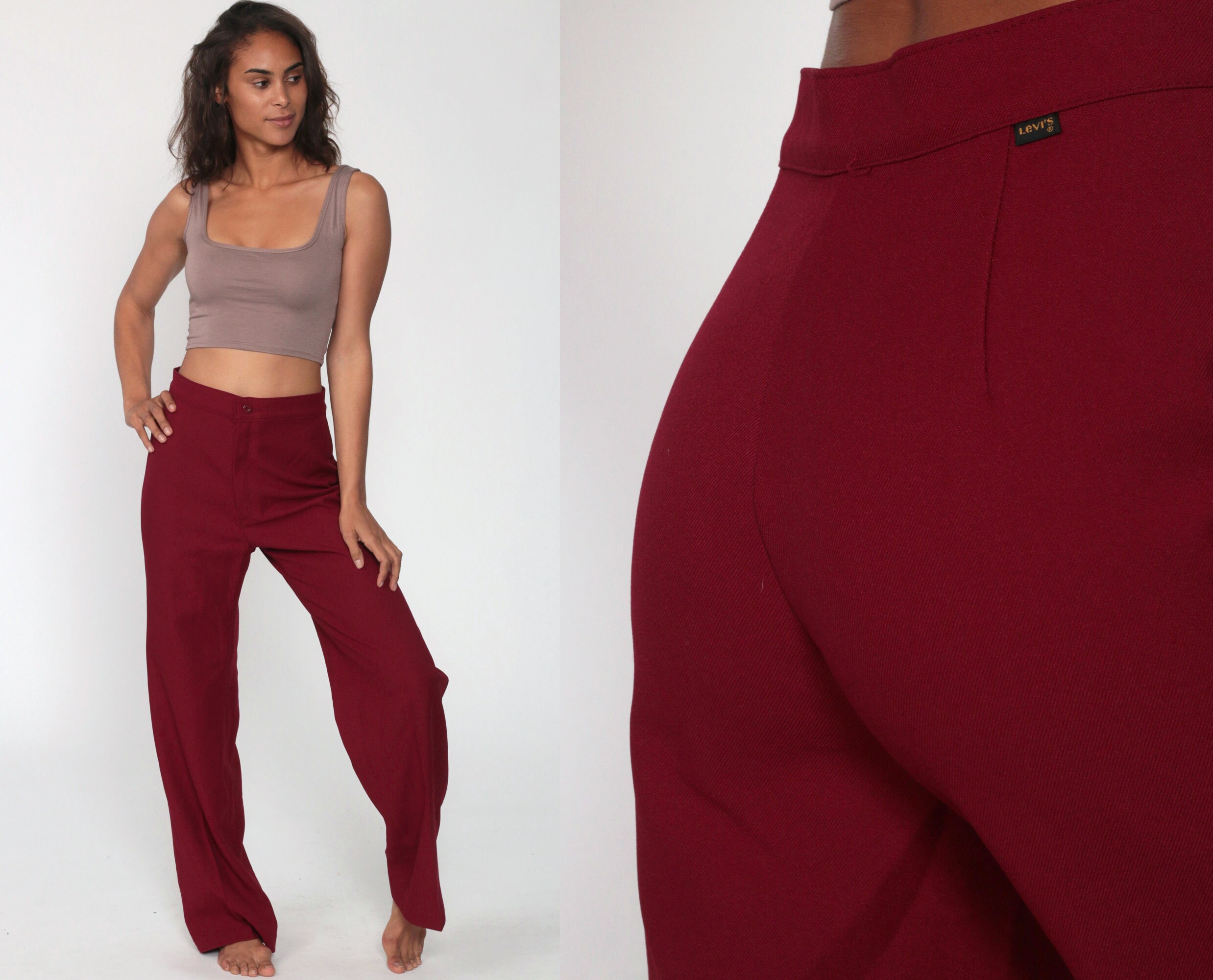 vintage levi's polyester pants
