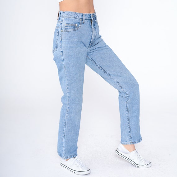 Vintage Guess Jeans 90s Straight Leg Mom Jeans Re… - image 5