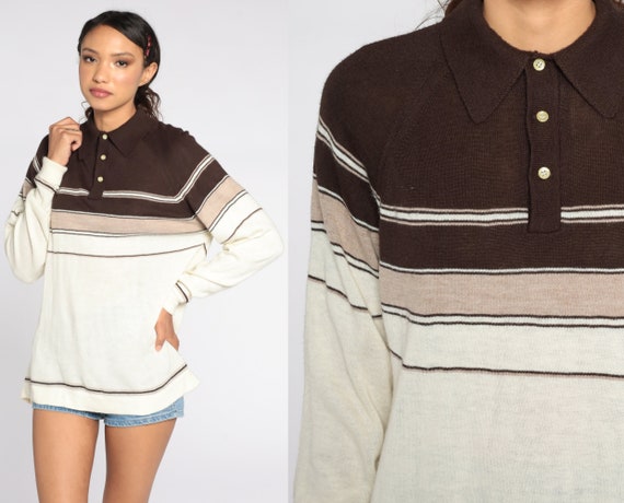 retro sweater polo