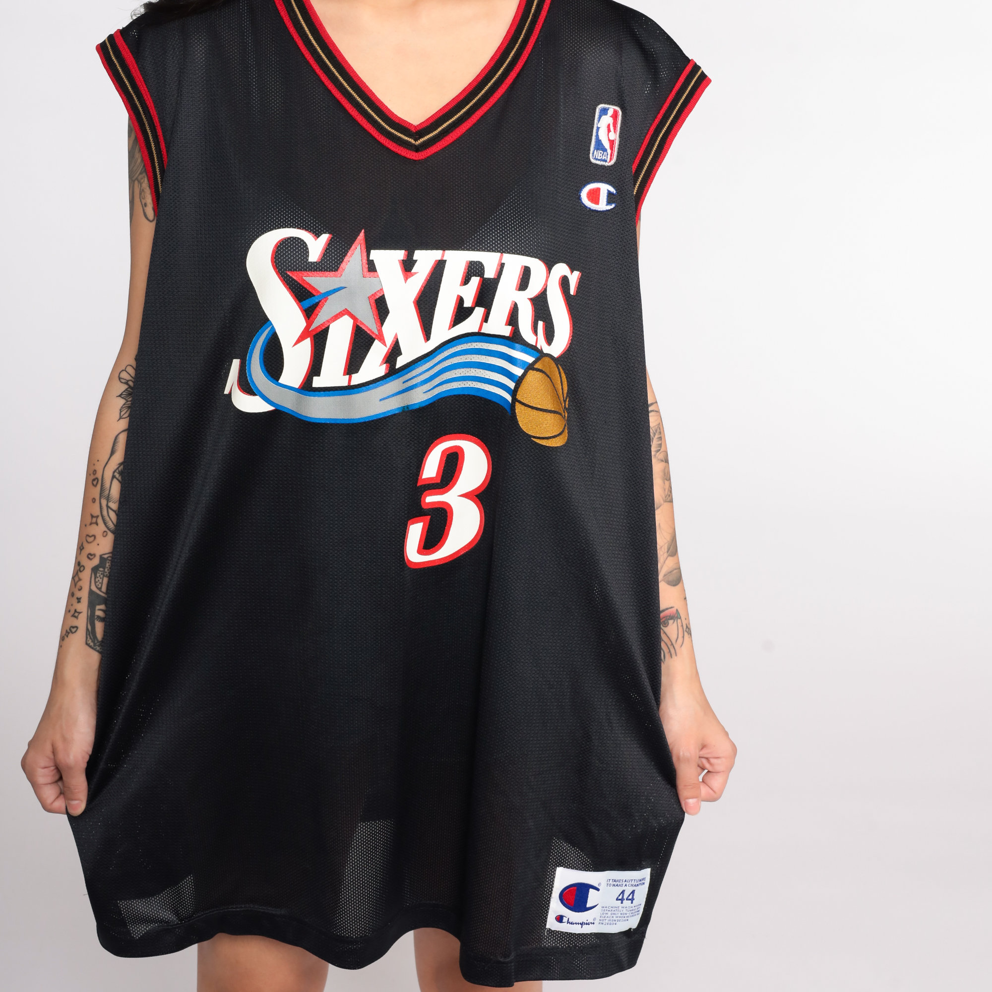 Vintage Allen Iverson Jersey Champion Sixers Shirt Basketball - Etsy