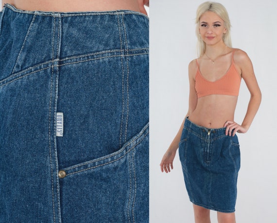Gitano vintage jean skirt - Gem