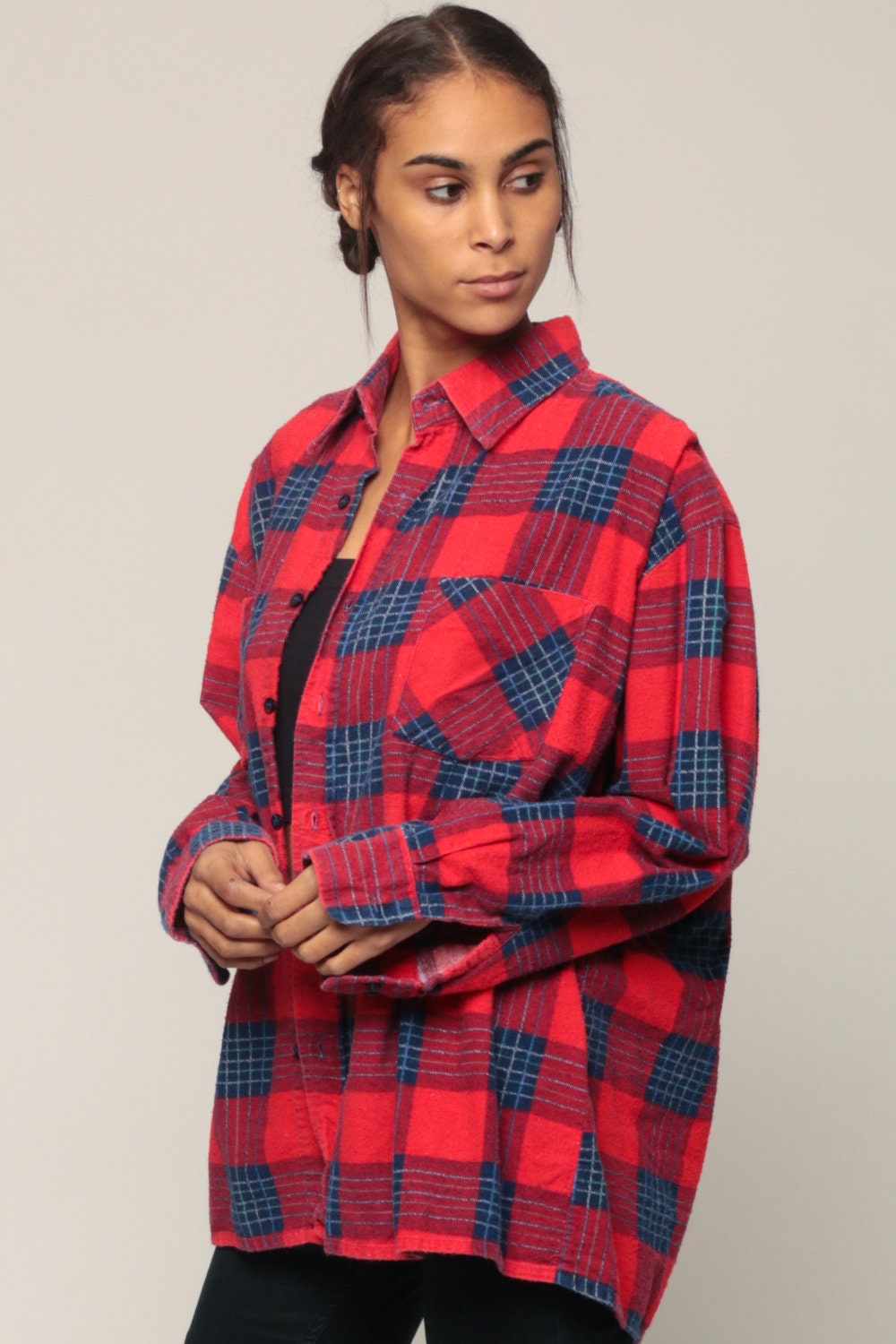 pattern red lumberjack shirt