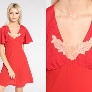 Red Babydoll Dress Etsy Canada