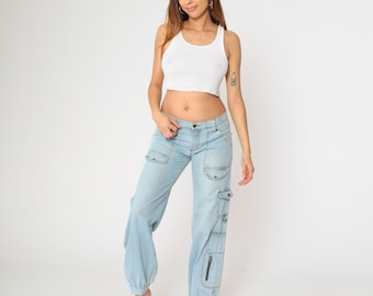 Vintage True Religion Jeans Y2k Distressed Low Rise Jeans Flare