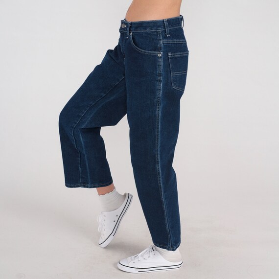 Y2K Dickies Jeans Low Rise Jeans Dark Wash Denim … - image 3