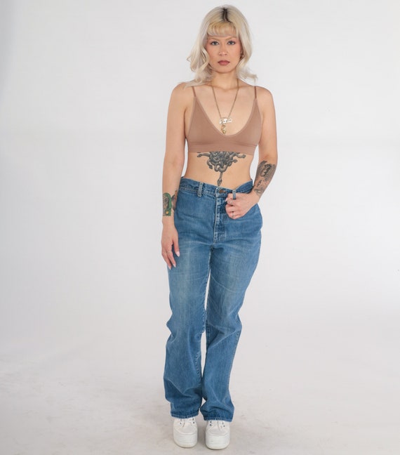 Bootcut Jeans 90s Lee Straight Leg Mom Jeans High… - image 2