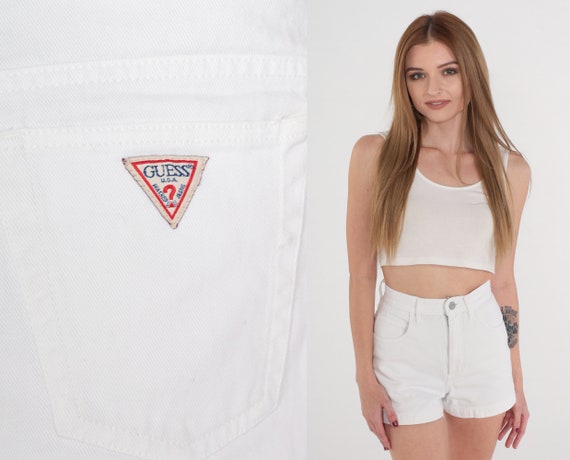 Guess white shorts online