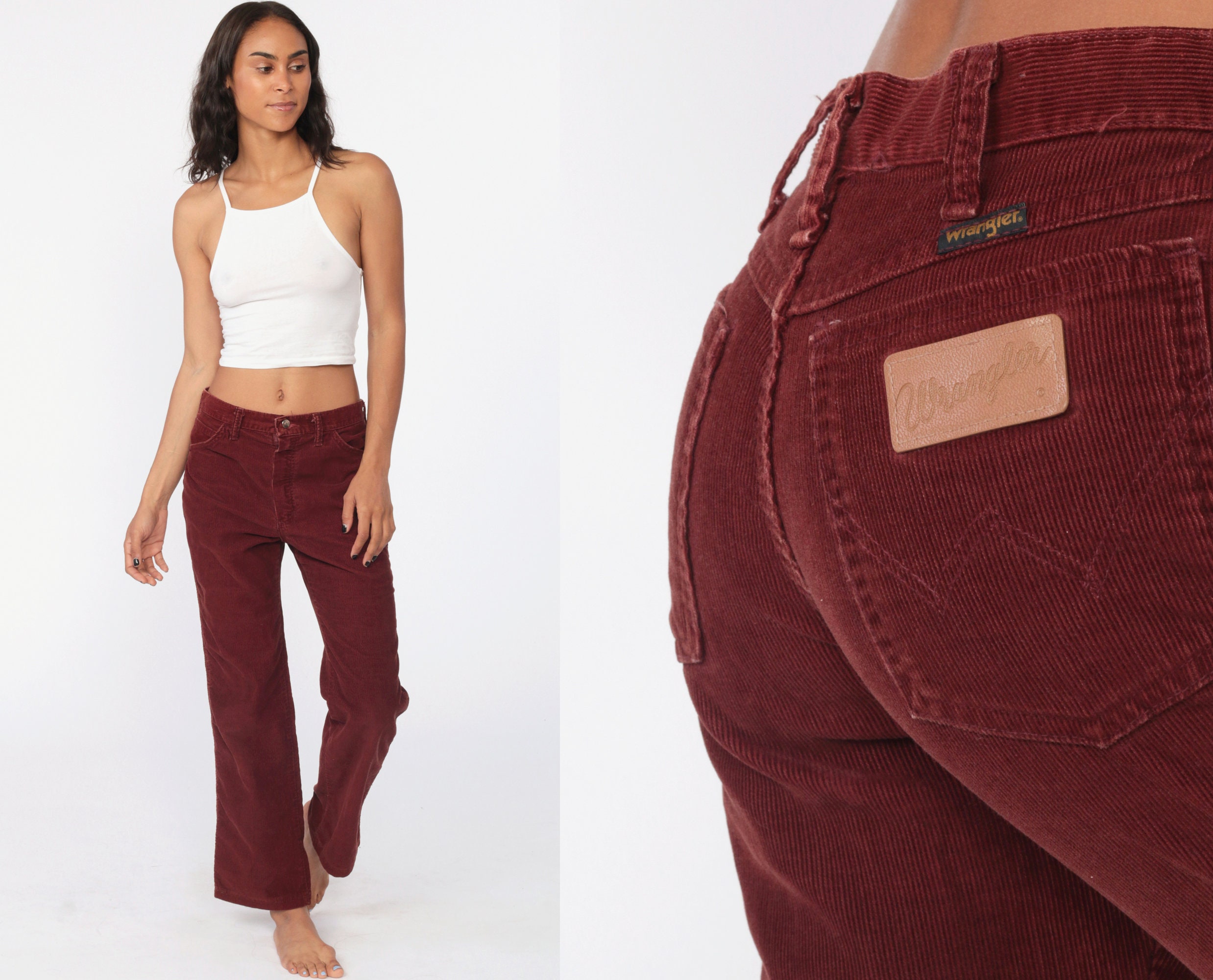 burgundy cords womens