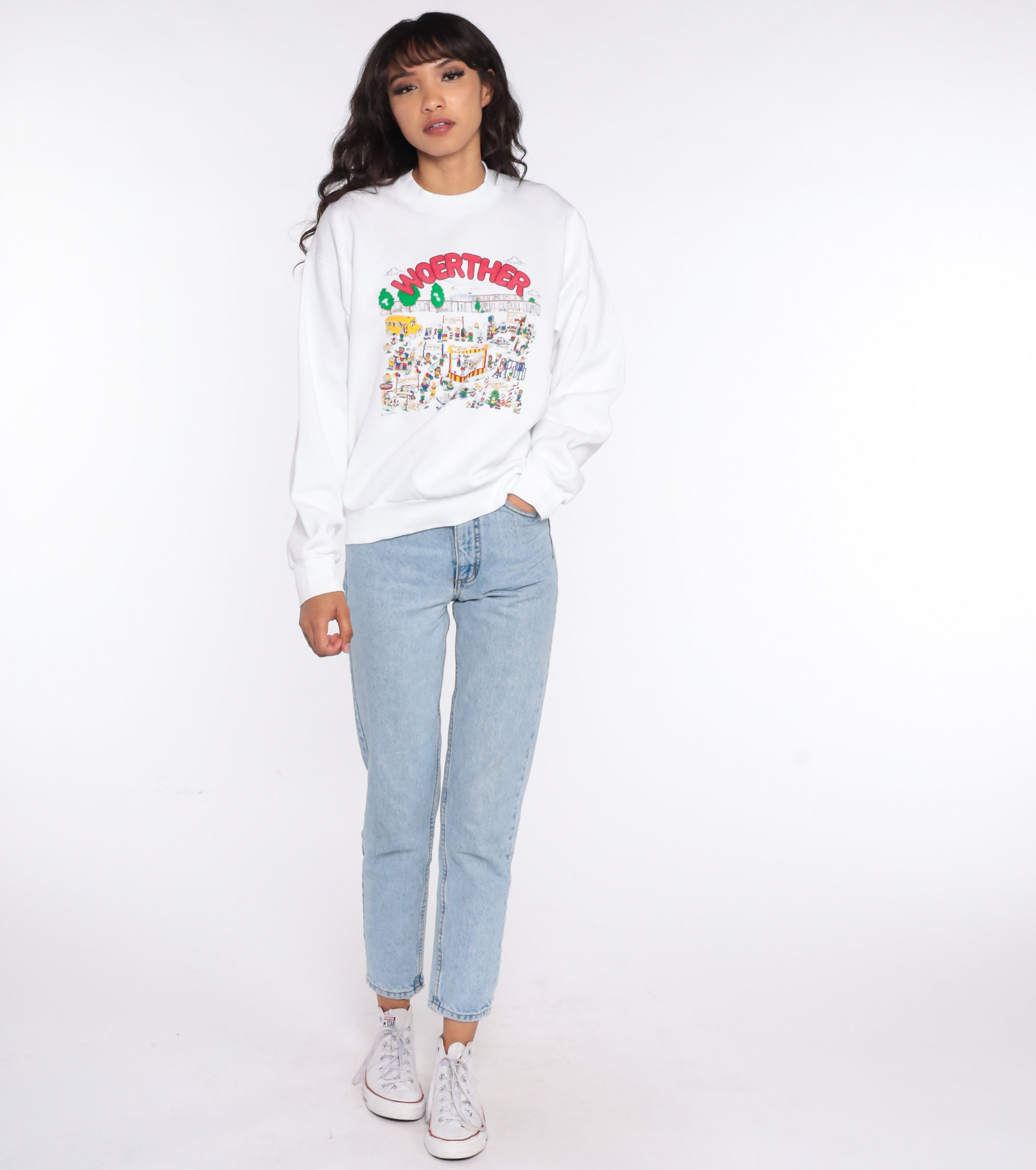 Woerther Elementary School Sweatshirt 80s Ballwin Missouri Shirt