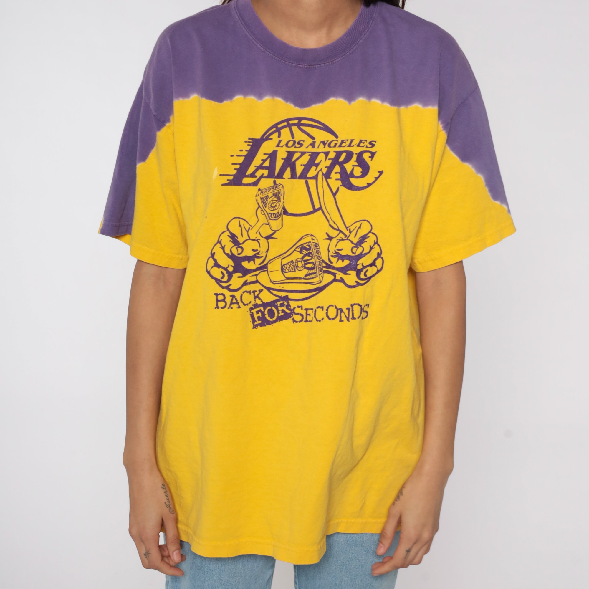 Los Angeles Lakers Shirt 2001 NBA Basketball T Shirt LA Lakers 00s ...