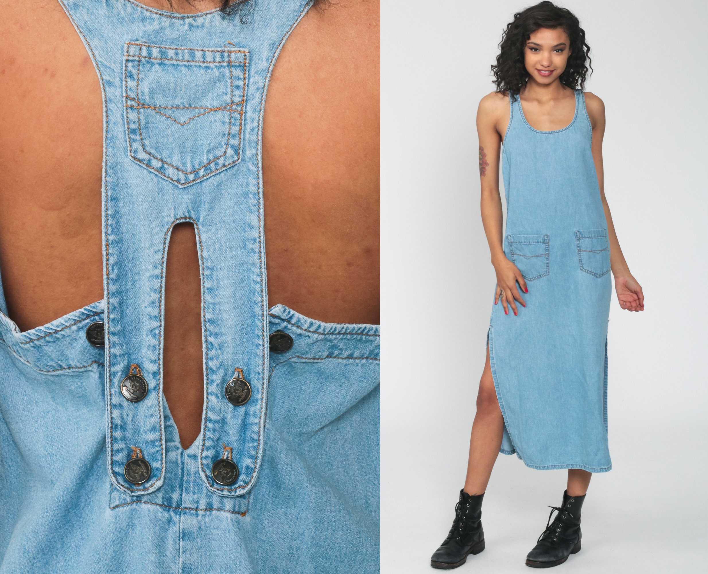 jumper dress with side slits