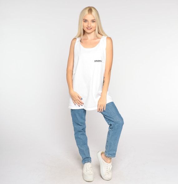 Soloflex Japan Tank Top 90s Exercise Machine Shirt Mu… Gem