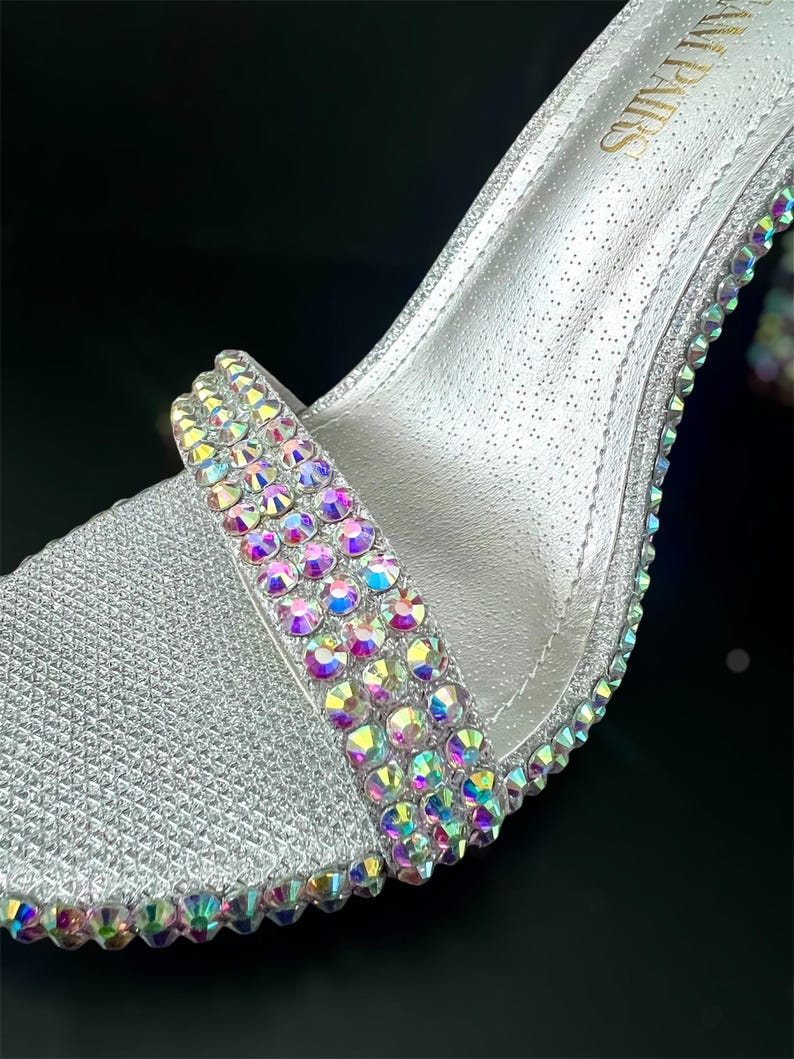Women’s Rhinestone Open Toe Strappy Heels Sandals Pumps - Etsy
